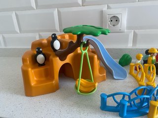 Playmobil Zoo con figuras y animales