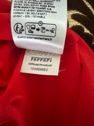 Camiseta Ferrari Puma F1 Talla XL