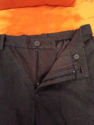 Pantalón de vestir azul marino hombre