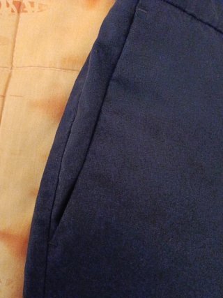 Pantalón de vestir azul marino hombre