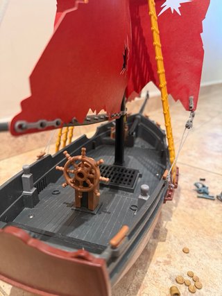 Barco Pirata Juguete con Figuras y Accesorios