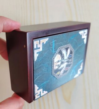 Caja joyero Corea madera nácar hanji