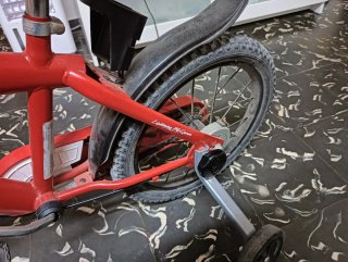 Bicicleta 16" infantil Cars 3 Roja
