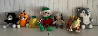 Pack 7 Muñecos Peluche
