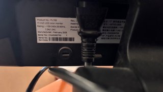 Monitor HP modelo HP1740