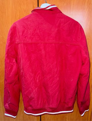 Chaqueta Bomber Tommy Hilfiger Roja Hombre Talla M