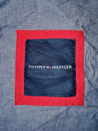 Chaqueta Bomber Tommy Hilfiger Roja Hombre Talla M