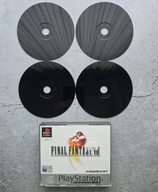 Final Fantasy VIII PS1 Platinum PAL ESP