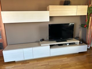 Comedor completo: librería, bufete y mesa