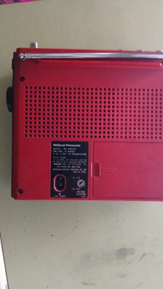 Radio Portátil National Panasonic GX 300 Roja