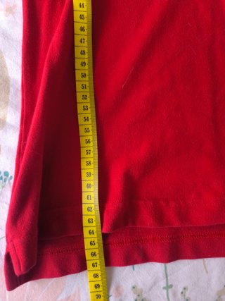 Polo Tommy Hilfiger rojo piqué manga corta