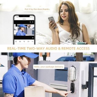 Timbre Inalámbrico con Cámara, Bateria de 9600 mAh