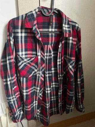 Camisa cuadros Stradivarius Talla M