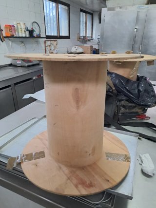Bobina de madera para cables