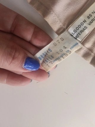 Faja sacrolumbar semirrígida Beige