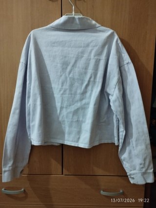Chaqueta vaquera lila