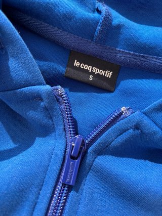 Chaqueta Le Coq Sportif Azul con Cremallera