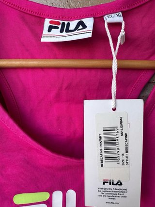 Top deportivo Fila fucsia Talla XXL
