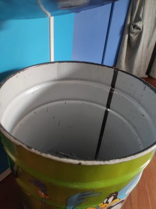 Bidón metálico infantil Looney Tunes