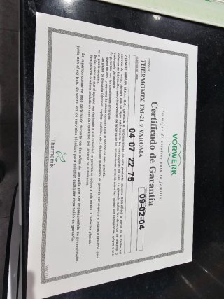 Thermomix TM21 - Funciona bien