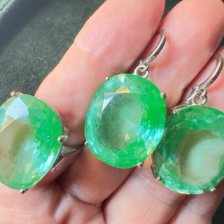 Conjunto Joyas Grandes Cristales Marinos