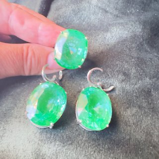 Conjunto Joyas Grandes Cristales Marinos
