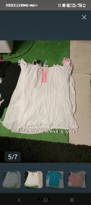 Lote 7 blusas y 1 vestido Talla XL