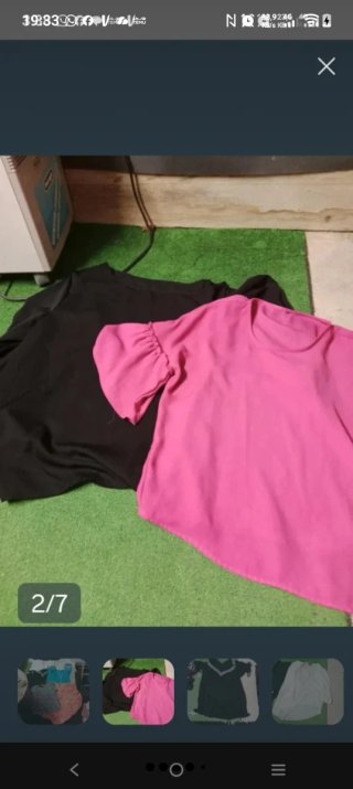 Lote 7 blusas y 1 vestido Talla XL