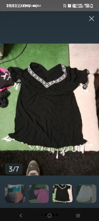 Lote 7 blusas y 1 vestido Talla XL