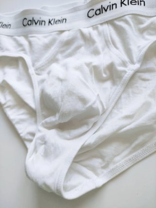Slip Calvin Klein Blanco