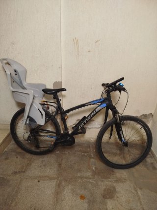 Bicicleta Todoterreno con silla para niños