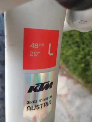 Bicicleta KTM Carbono Ruedas 29