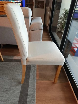 Sedie da pranzo beige (2 unità)