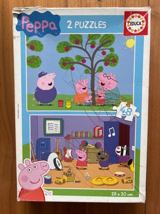 2 Puzzles Peppa Pig Educa