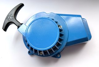 Tirador Arranque Azul minimoto aluminio