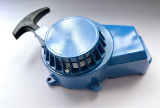 Tirador Arranque Azul minimoto aluminio