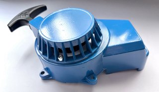 Tirador Arranque Azul minimoto aluminio