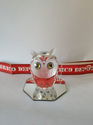Figura Gufo Swarovski Cristal