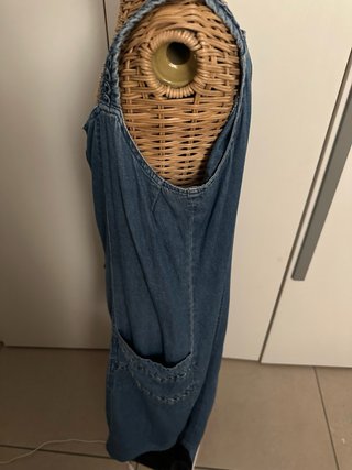 Abito in denim con bottoni
