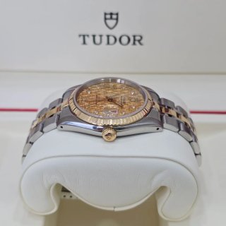 Tudor Prince Date Diamanti 34mm Oro Acciaio