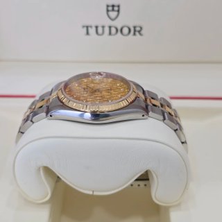 Tudor Prince Date Diamanti 34mm Oro Acciaio