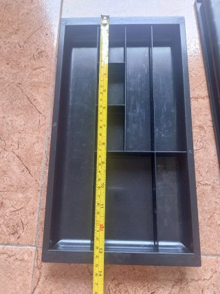 2 Bandejas Organizadoras Escritorio Negras