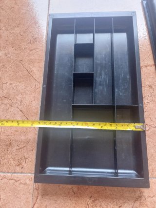 2 Bandejas Organizadoras Escritorio Negras
