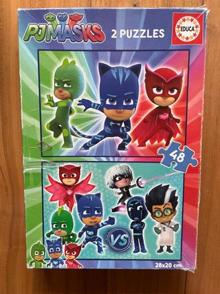 Puzzles PJ Masks 2 Piezas Educa