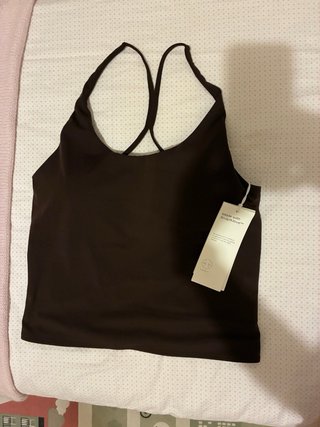 Top Scultmove H&M Marrón con etiquetas sin estrena