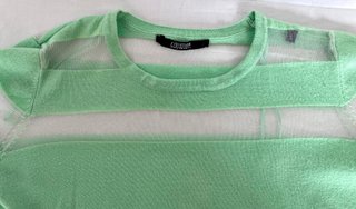 Camisola TIFOSSI verde com transparências
