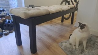 Mobile IKEA nero in legno