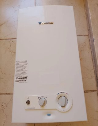 Calentador Junkers Butano Blanco Automático