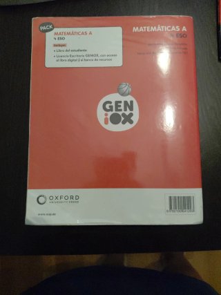 Matemáticas A 4 ESO : Geniox