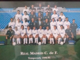 2 Cuadros Real Madrid Temporada 96-97
